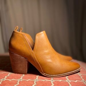Faux Leather Bootie
